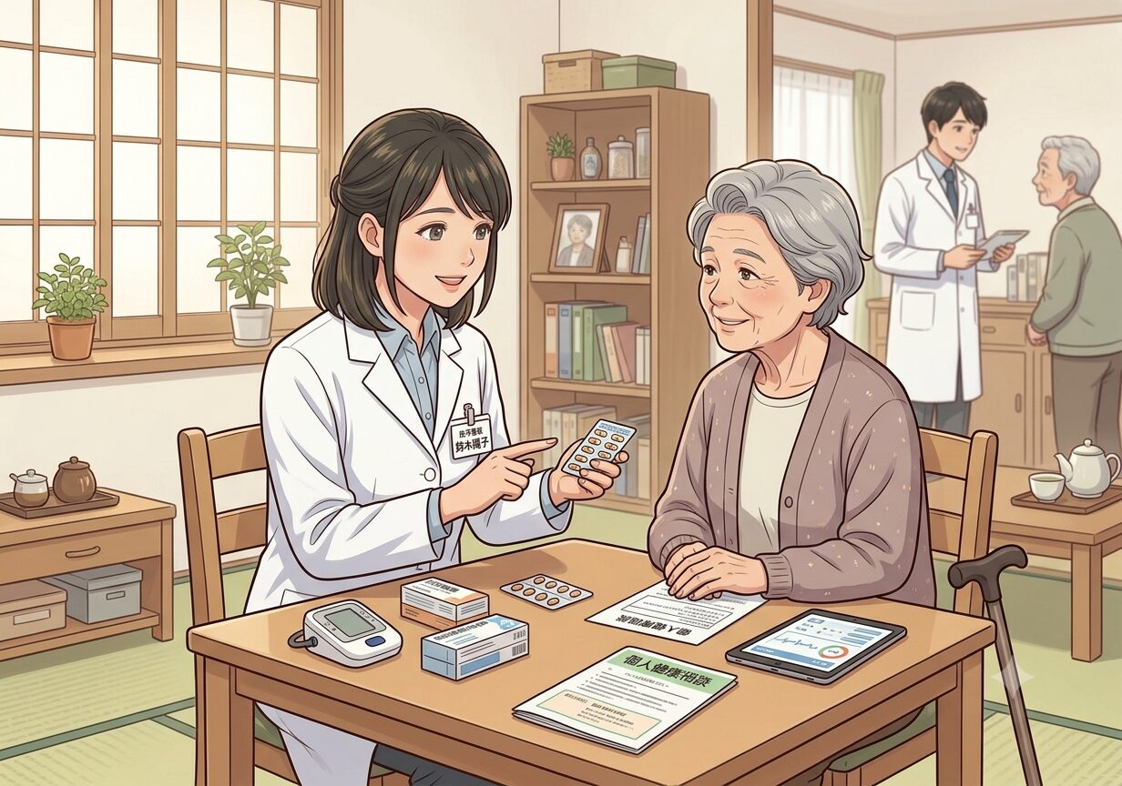 訪問の写真